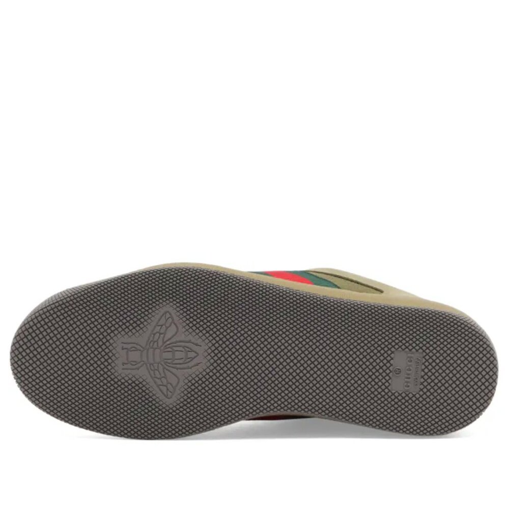 NEW GUCCI Screener Ripstop GG Logo WEB Sneakers Men's G 8.5 / US 9 Authentic - Picture 10 of 13